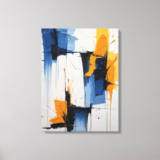 Modern Abstract Painting Canvas Print キャンバスプリント (正面)