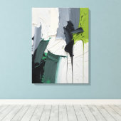 Modern Abstract Painting Canvas Print キャンバスプリント (インサイチュ (ウッドフロア))