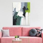 Modern Abstract Painting Canvas Print キャンバスプリント (インサイチュ (リビング))