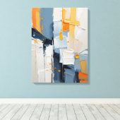Modern Abstract Painting Canvas Print キャンバスプリント (インサイチュ (ウッドフロア))