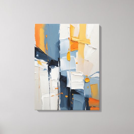 Modern Abstract Painting Canvas Print キャンバスプリント (正面)