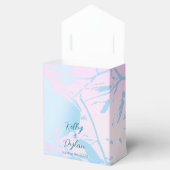 Modern Abstract Pastel Wedding フェイバーボックス (オープン)