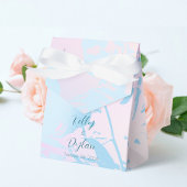 Modern Abstract Pastel Wedding フェイバーボックス