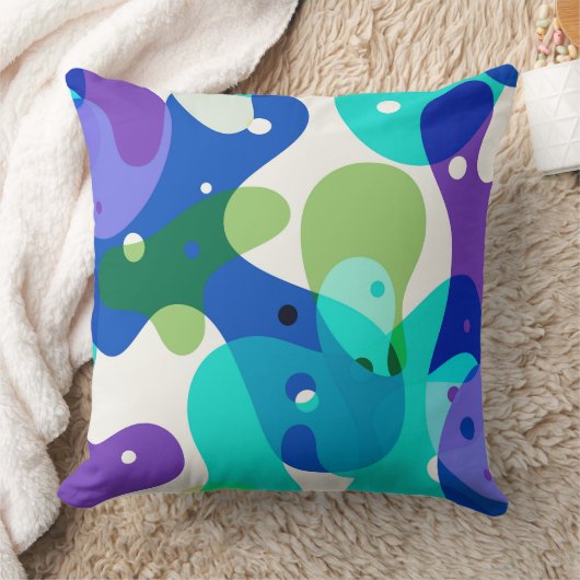 Modern abstract pattern クッション (ブランケット)