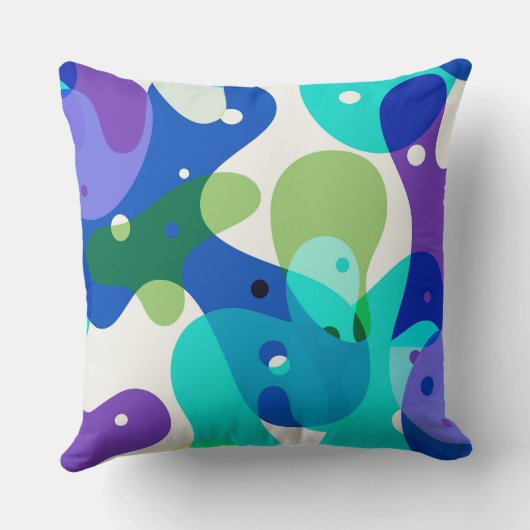 Modern abstract pattern クッション (裏面)