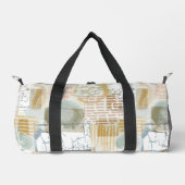 Modern Abstract Pattern ダッフルバッグ (正面)
