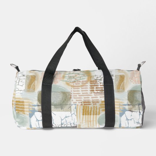 Modern Abstract Pattern ダッフルバッグ (正面)