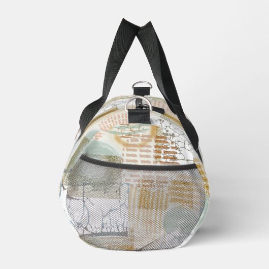 Modern Abstract Pattern ダッフルバッグ (右)