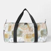 Modern Abstract Pattern ダッフルバッグ (裏面)