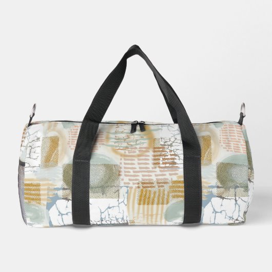Modern Abstract Pattern ダッフルバッグ (裏面)