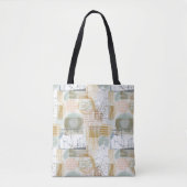 Modern Abstract Pattern トートバッグ (正面)