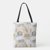 Modern Abstract Pattern トートバッグ (裏面)