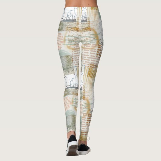 Modern Abstract Pattern レギンス (裏面)