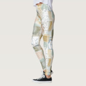 Modern Abstract Pattern レギンス (左)