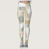 Modern Abstract Pattern レギンス (正面)