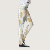 Modern Abstract Pattern レギンス (右)