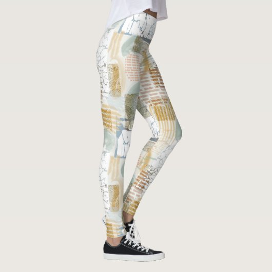 Modern Abstract Pattern レギンス (右)