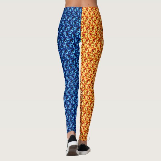 Modern abstract pattern 1177 - Leggings レギンス (裏面)