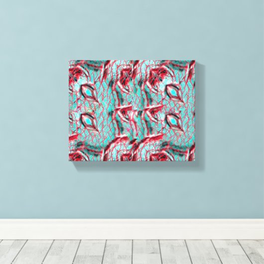 Modern abstract pattern 1186 - Canvas Print キャンバスプリント (インサイチュ (ウッドフロア))