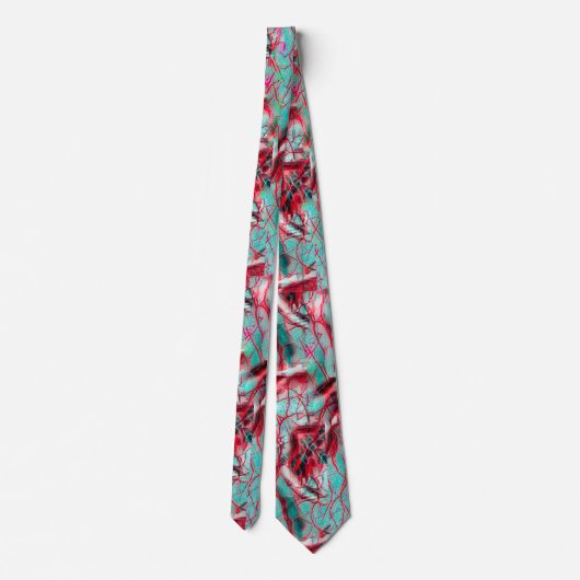Modern abstract pattern 1186 - Men's Tie ネクタイ (裏面)