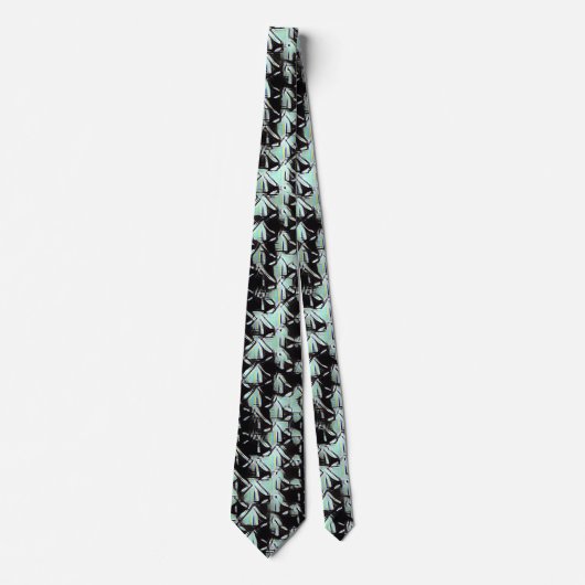 Modern abstract pattern 1187 - Men's Tie ネクタイ (正面)