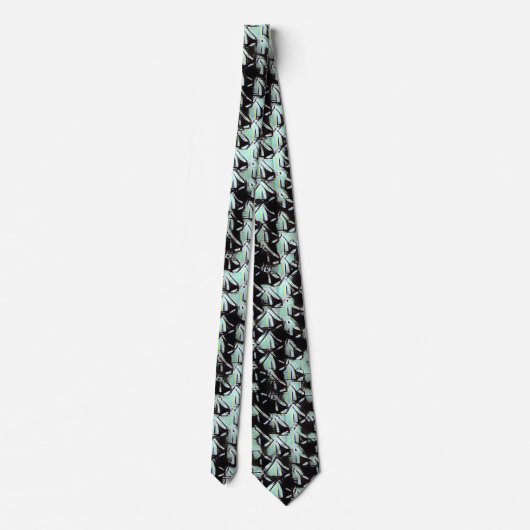 Modern abstract pattern 1187 - Men's Tie ネクタイ (裏面)