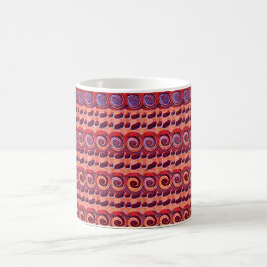 Modern abstract pattern 1188 - Coffee Mug コーヒーマグカップ (中央)