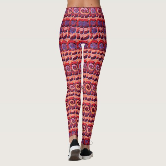 Modern abstract pattern 1188 - Leggings レギンス (裏面)