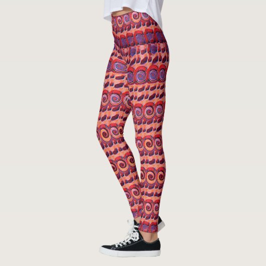 Modern abstract pattern 1188 - Leggings レギンス (左)