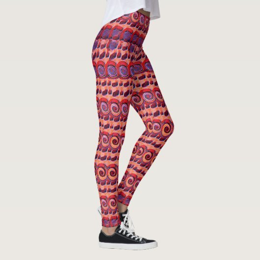 Modern abstract pattern 1188 - Leggings レギンス (右)