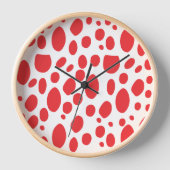 Modern Abstract Pattern Clock 壁時計 (正面)