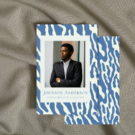 Modern abstract Pattern graduation announcement 招待状