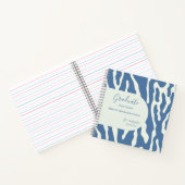 Modern abstract Pattern Graduation guest book ノートブック (内部)