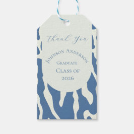 Modern abstract Pattern graduation thank you tag ギフトタグ