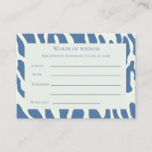 Modern abstract Pattern graduation words of wisdom エンクロージャーカード (正面)