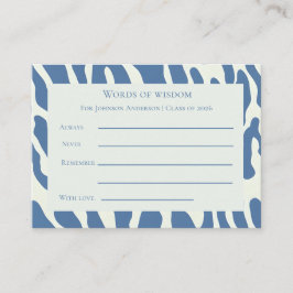 Modern abstract Pattern graduation words of wisdom エンクロージャーカード