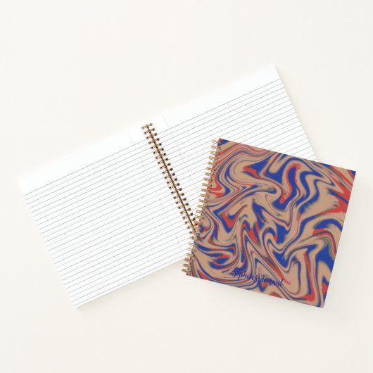 Modern Abstract Pattern Notebook ノートブック (内部)