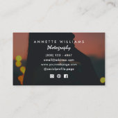 Modern abstract photo photographer  名刺 (裏面)