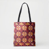 Modern Abstract Quilt,Crossbody Bags Interlocking トートバッグ (正面)