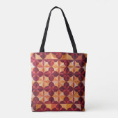 Modern Abstract Quilt,Crossbody Bags Interlocking トートバッグ (裏面)