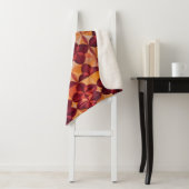 Modern Abstract Quilt, Fleece Blanket Interlocking シェルパブランケット (インサイチュ)