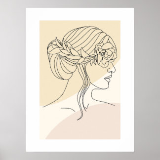 Modern Abstract Shapes Wall Art ポスター