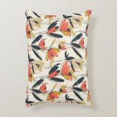 Modern Abstract Spring Floral Accent Pillow アクセントクッション (正面(垂直))