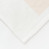 Modern Abstract Woman Face Fleece Blanket  フリースブランケット (角)