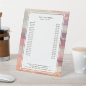 Modern Abstrakt Preisliste 台座サイン (インサイチュ)