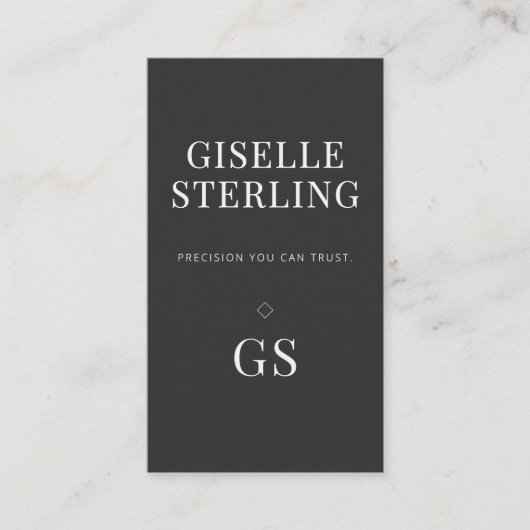 Modern Accountant Tax Preparer CPA 名刺 (正面)