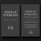 Modern Accountant Tax Preparer CPA 名刺