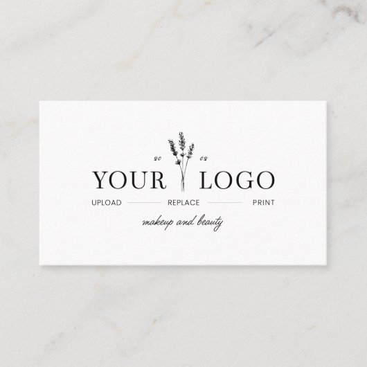 Modern Add Your Logo Beauty Gift Certificate  名刺 (正面)