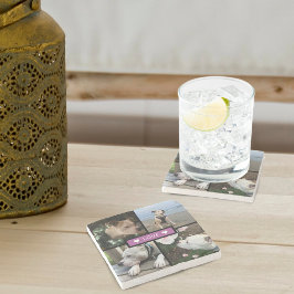 Modern Add Your Photo Collage ストーンコースター