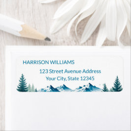 Modern Adventure Graduation Party ラベル